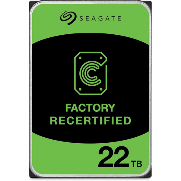 SeagateExos 22 TB Generalüberholt, Festplatte(SATA 6 Gb/s, 3,5")