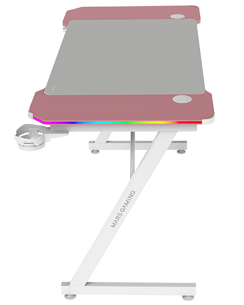 Secretária Gaming Mars Gaming MGD-X120RGB (120x60cm) ARGB Rosa