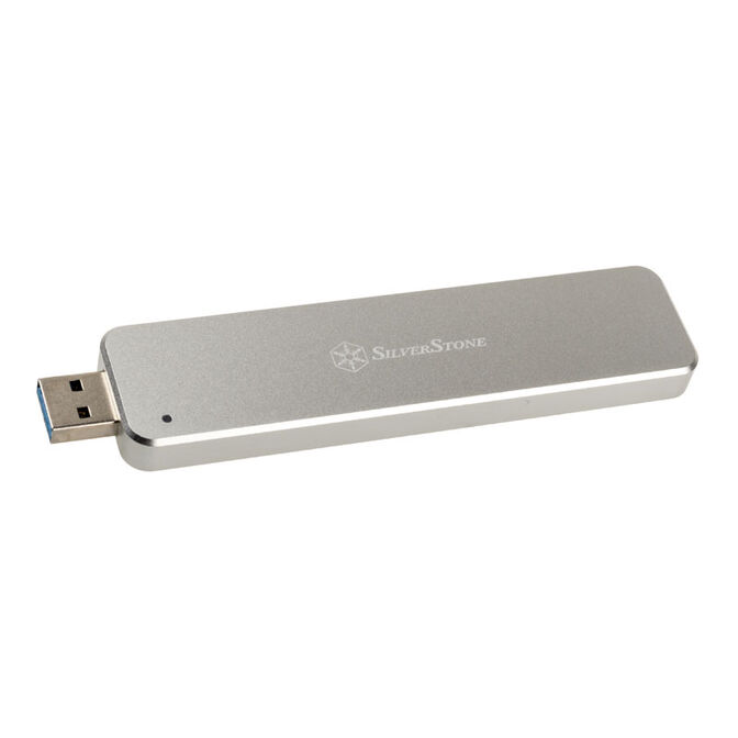 Silverstone MS09 Box esterno SSD Argento M.2