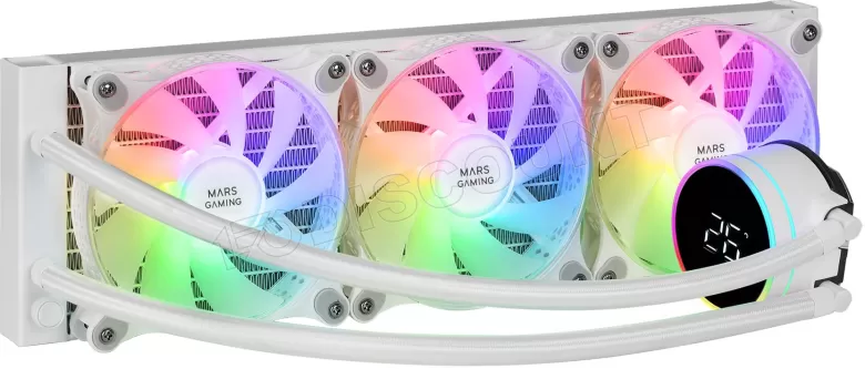 SISTEMA DE REFRIGERACIÓN LÍQUIDA MARS GAMING ML-LCD360 BLANCA