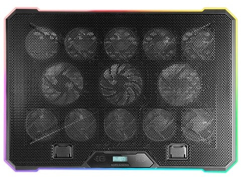 SOPORTE REFRIGERANTE MARS GAMING MNBC23 PARA PORTÁTILES HASTA 16"