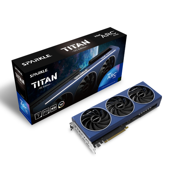 Sparkle Arc A750 Titan OC - 8GB GDDR6 RAM - Grafikkarte