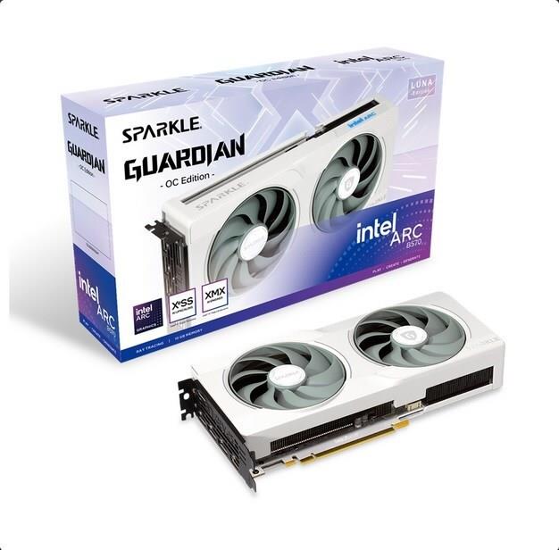 Sparkle Arc B570 Guardian Luna OC - 10GB GDDR6 RAM - Grafikkarte