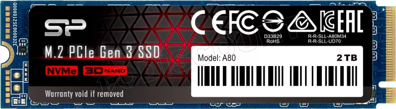SSD 2TB Silicon Power - PCIE GEN3X4 - ACE A80