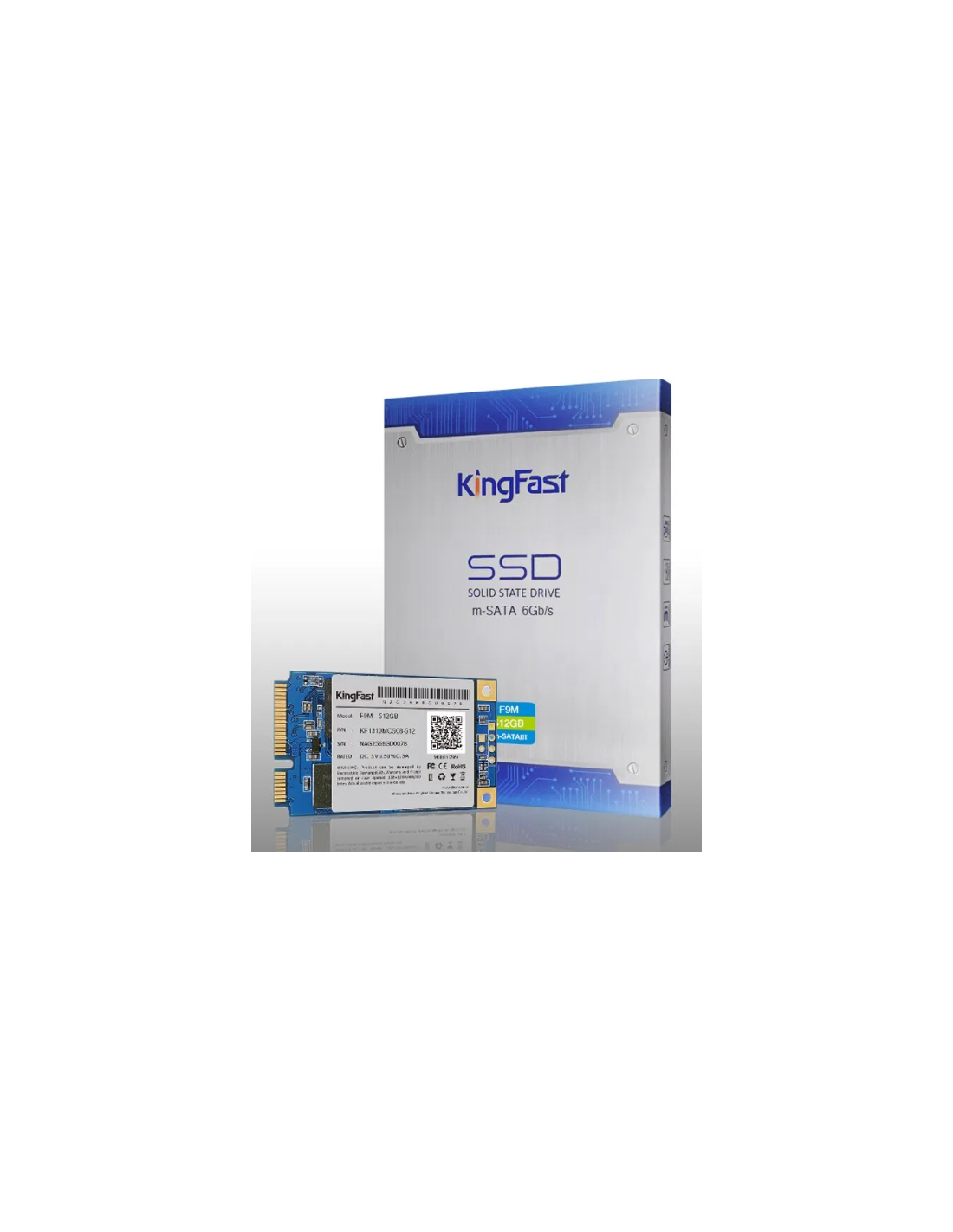 SSD Kingfast 2.5" 128GB SATA - Leitura 550MB/s