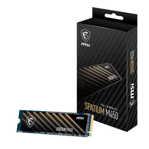 SSD M.2 2280 MSI Spatium M450 V1 500GB 3D NAND NVMe PCIe 4.0 Gen 4.0x4