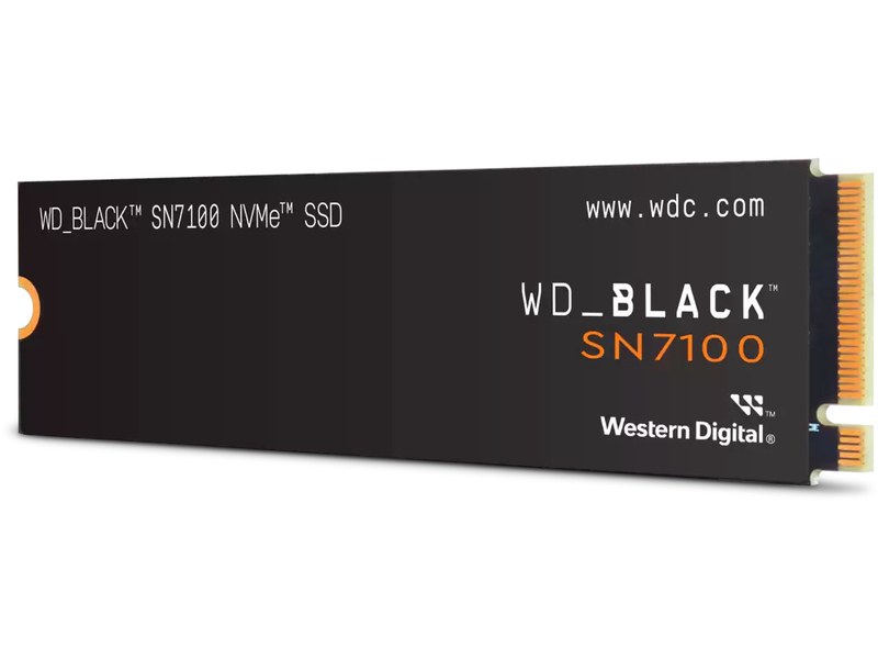 SSD M.2 2280 WD Black SN7100 4TB TLC 3D NAND NVMe PCIe Gen 4.0x4 - WESTERN DIGITAL