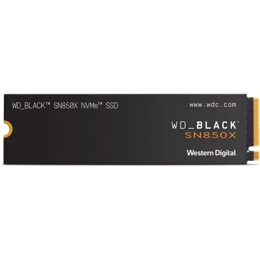 SSD M.2 2280 WD Black SN850X 4TB c/ Heatsink 3D NAND NVMe PCIe Gen 4.0x4 - WESTERN DIGITAL