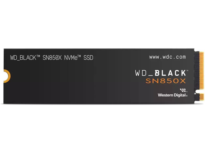 SSD M.2 2280 WD Black SN850X 8TB 3D NAND NVMe PCIe Gen 4.0x4 - WESTERN DIGITAL