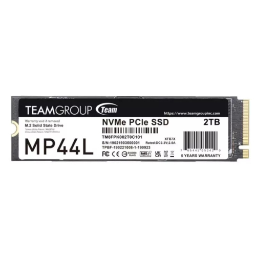 SSD M.2 PCIe 4.0 NVMe Team Group 2TB MP44L-4800R/4400W-525/550K IOPS