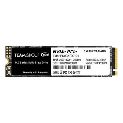 SSD M.2 PCIe NVMe Team Group 2TB MP33 PRO-2400R/2100W-220/200K IOPS