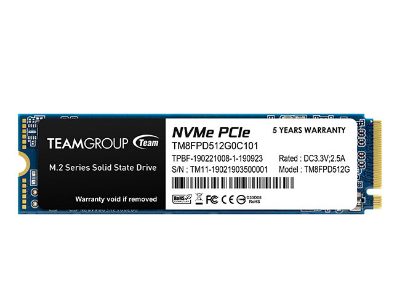 SSD M.2 PCIe NVMe Team Group 512GB MP33 PRO-2400R/2100W-220/200K IOPS