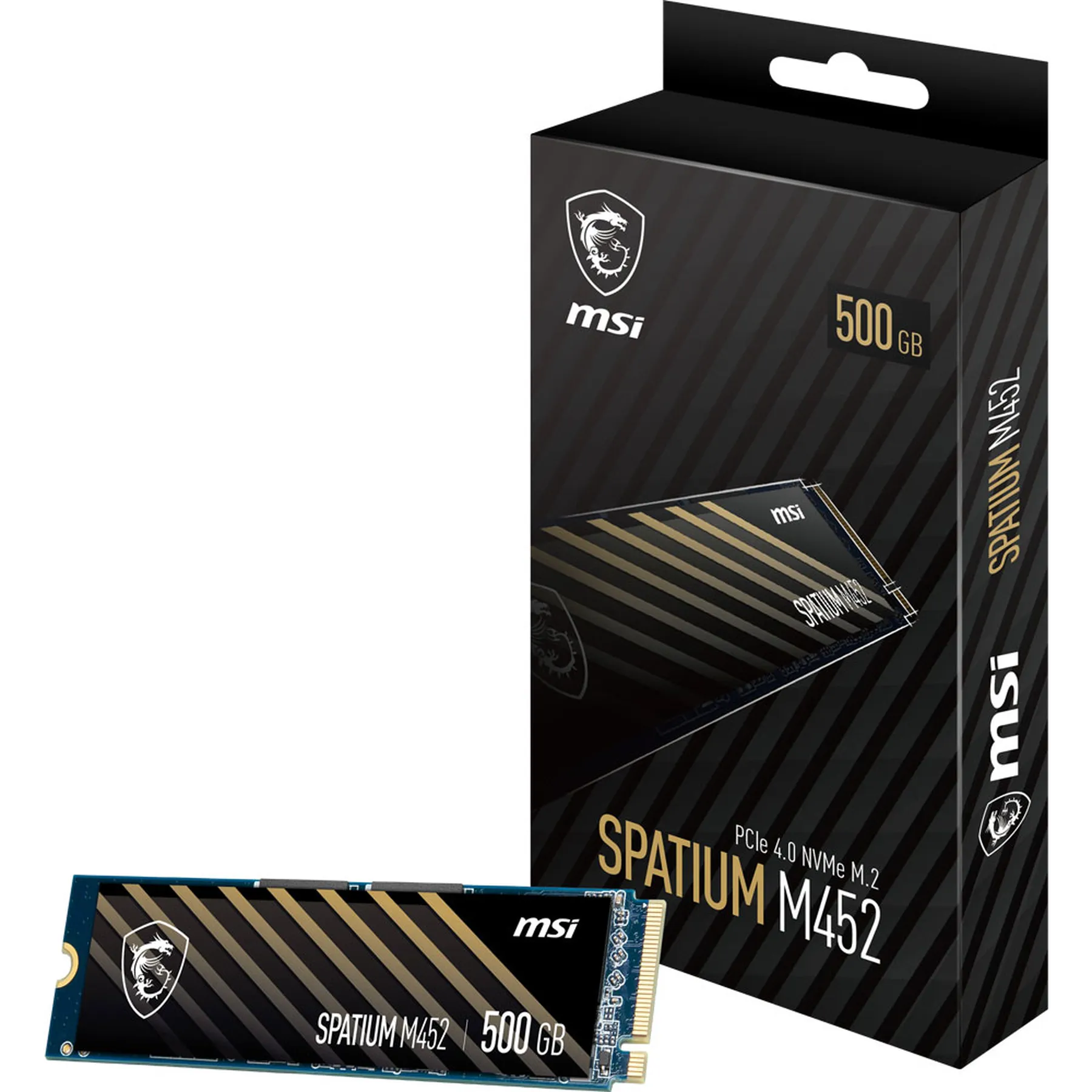 SSD MSI Spatium M452 500GB PCIe 4.0 NVMe M.2