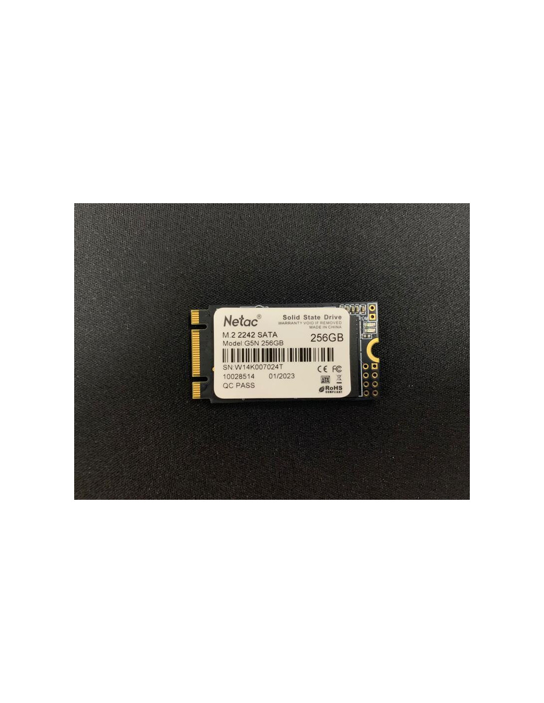 SSD Netac G535N M.2 2242 256GB SATA III - 550/480 MB/s
