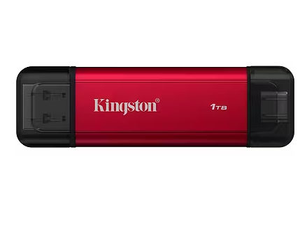 SSD portátil duplo de 1 TB com USB-A/C KINGSTON  - SPSD/1TB