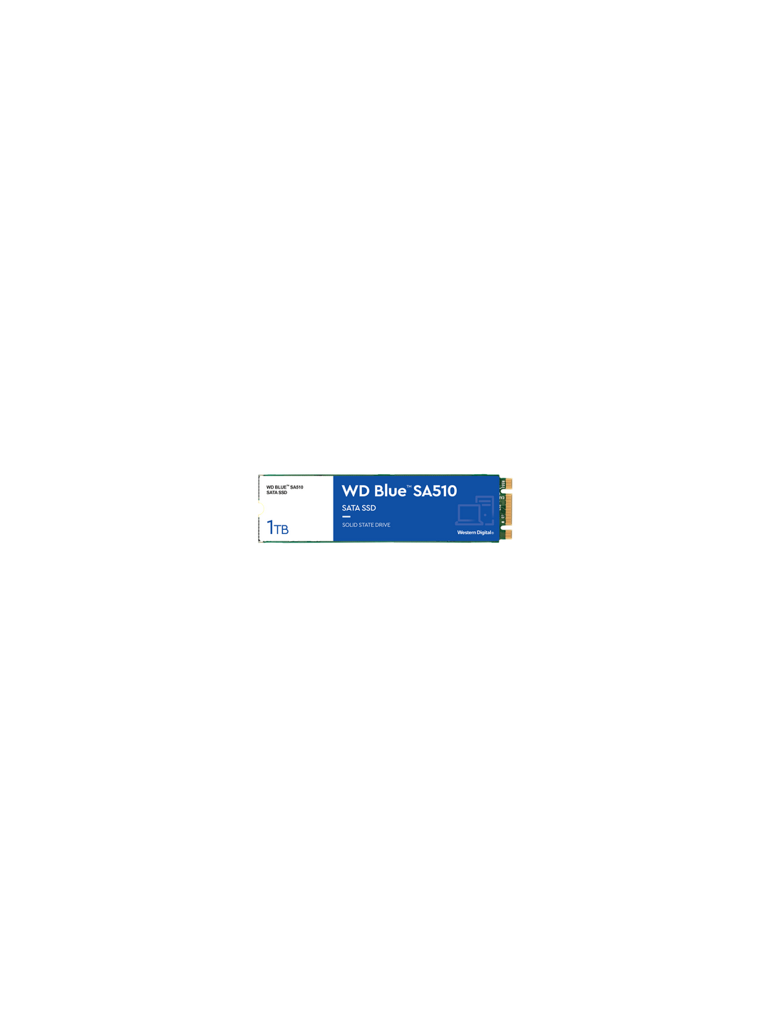 SSD Western Digital Blue SA510 1TB M.2 - 560MB/s Leitura, 3D NAND, SATA III
