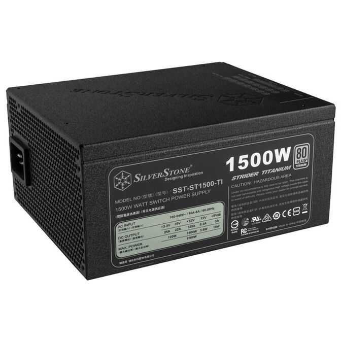 SST-ST1500-TI v2.0 modulaire 1500 watt voeding