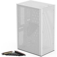 Ssupd Meshlicious Full Mesh PCIE 4.0 Edition Mini-ITX Gehäuse - weiß Mini-Tower Gehäuse, Gam