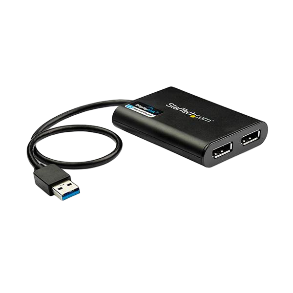 StarTech.com Adaptador Gráfico Externo USB 3.0 a DisplayPort Doble 4K60
