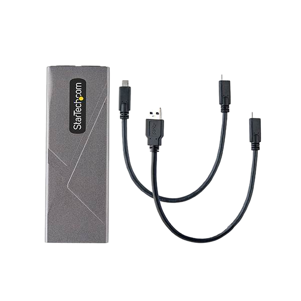 StarTech.com Caja Externa USB-C para NVMe o SSD M.2 PCIE/SATA – NGFF