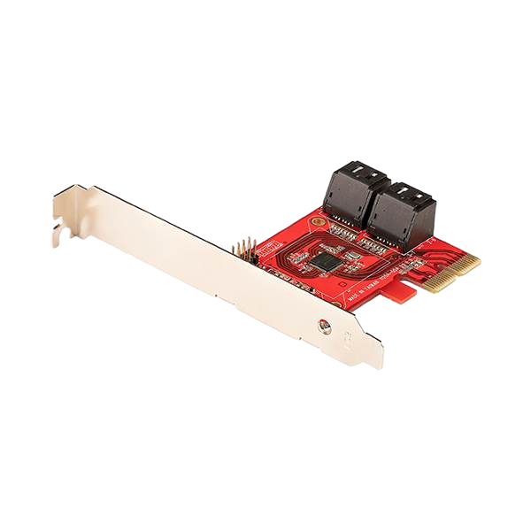 StarTech.com Tarjeta PCIe de 4 Puertos Controladora SATA 6Gbps ASM1164