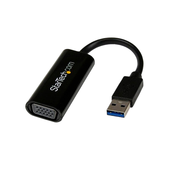 StarTech.com USB 3.0 to VGA Adapter - Slim Design - 1920x1200 - Adaptador de vídeo - Compatível com TAA - USB Tipo A mach(...)