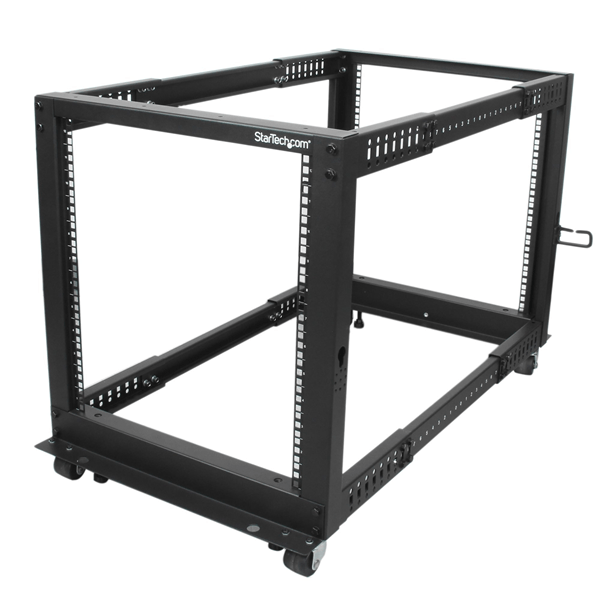 Startech Estante 544,3 Kg Preto - 4POSTRACK12U