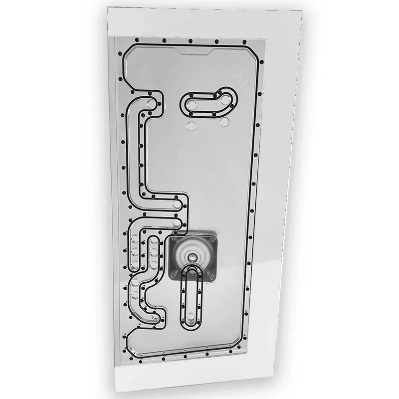 Stealkey Customs Phanteks NV7 x Stealkey Distroplate, RGB - weiß