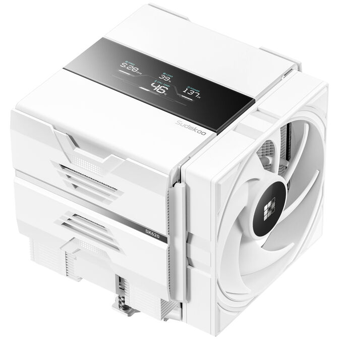 Sudokoo SK620V CPU-Kühler, Dual Tower -  2x 120mm, weiß