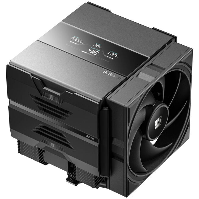 Sudokoo SK620V CPU-Kühler, Dual Tower - 2x 120mm, schwarz
