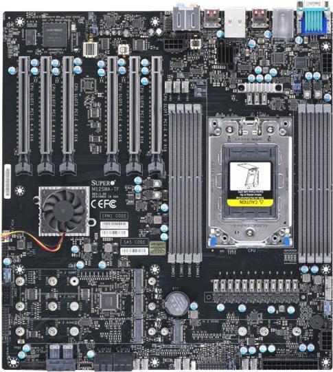 Supermicro M12SWA-TF Server-Mainboard E-ATX Sockel sWRX8 AMD WRX80 DDR4 Bulk