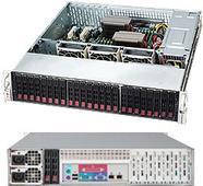 Supermicro SC216 BE1C-R920LPB 2U Rack-Gehäuse 24x 2,5" Hot-Swap SATA/SAS 920W Schwarz
