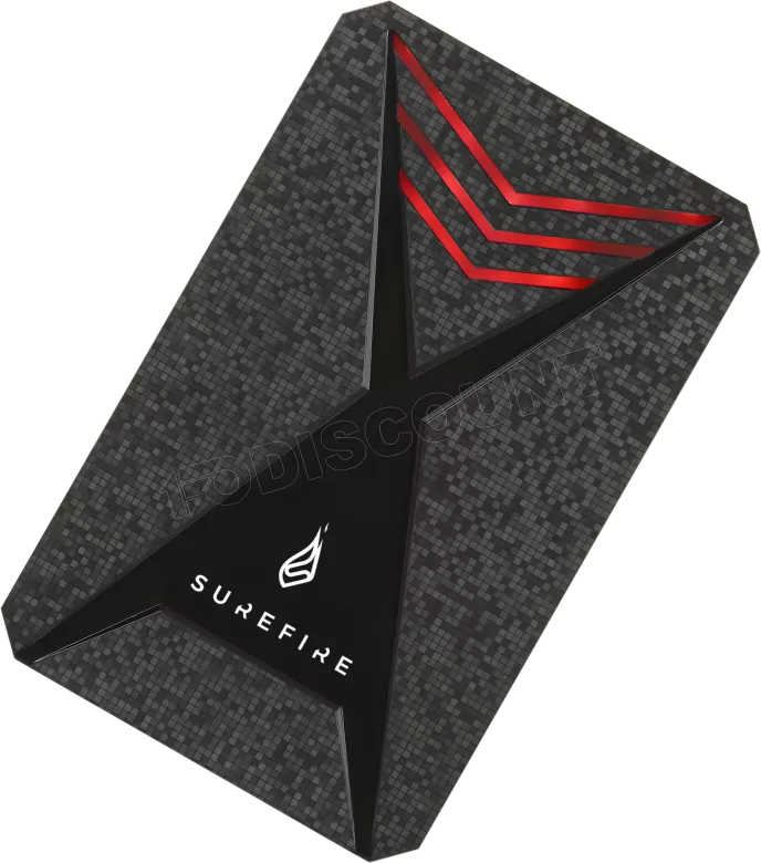 SUREFIRE GAMING SSD EXT GX3 512GB 2.5" LED RGB USB 3.0 & USB-C