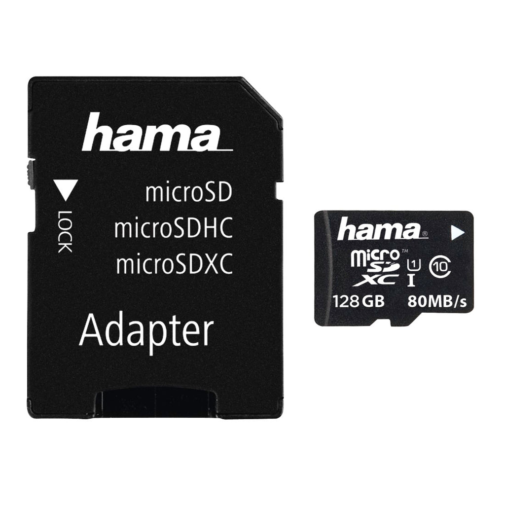 TARJ. MEM. HAMA MICRO SDHC 128GB C10 100MB/S ADAPT