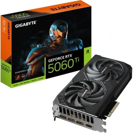 TARJETA GRÁFICA GIGABYTE GEFORCE RTX 5060 TI WINDFORCE OC 8GB GDD