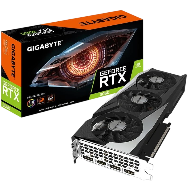 TARJETA GRÃFICA GIGABYTE RTX 3060 WINDFORCE OC LHR 12GB GD