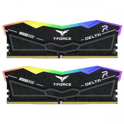 TEAM GROUP 32GB 2x16GB 6400MT/s DDR5 CL32 DIMM T-FORCE DELTA RGB BLACK