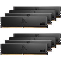 Team Group Kit 256GB (8 x 32GB) DDR5 RDIMM 6000MHz T-Create Master Preto CL30