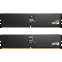 Team Group Kit 48GB (2 x 24GB) DDR5 6400MHz T-Create Expert Preto CL32