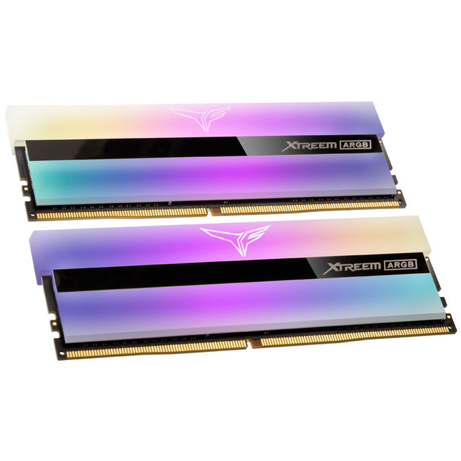 Team GroupDIMM 16 GB DDR4-3200 (2x 8 GB) Dual-Kit, Arbeitsspeicher(weiß, TF4D416G3200HC16FDC01, Delta RGB, INTEL XMP)