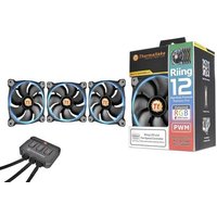 Thermaltake 3x Riing 12 LED RGB PC-Gehäuse-Lüfter Schwarz (B x H x T) 120 x 120 x 25 mm inkl. LED-B