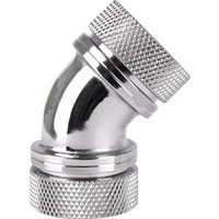 Thermaltake Pacific G1/4 PETG Tube 45-Degree Dual Compression 16mm OD – Chrome Wasserkühlung-Winke