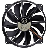 Thermaltake Pure 20 PC-Gehäuse-Lüfter Schwarz (B x H x T) 200 x 200 x 30 mm