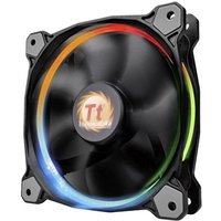Thermaltake Riing 12 LED RGB PC-Gehäuse-Lüfter Schwarz (B x H x T) 120 x 120 x 25 mm inkl. LED-Bele