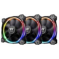 Thermaltake Riing 12 RGB Sync 3 Pack PC-Gehäuse-Lüfter Schwarz, RGB (B x H x T) 120 x 120 x 25 mm i