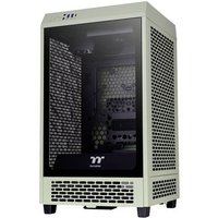 Thermaltake The Tower 200 Mini-Tower PC-Gehäuse Hellgrün 2 vorinstallierte Lüfter, Seitenfenster