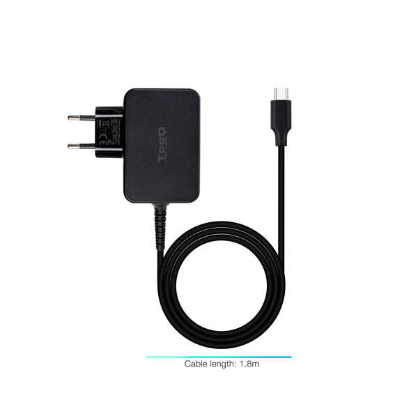 TooQ TQLC-USBCGAN90PD carregador de dispositivos móveis Preto Int