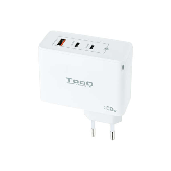 Carregador Universal 2x USB-C/PD + 1x USB-A/QC 100W (Branco) - TOOQ