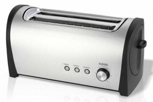 Torradeira 1400W 2 Fendas (Inox) - DESAYUNO PLUS - HAEGER