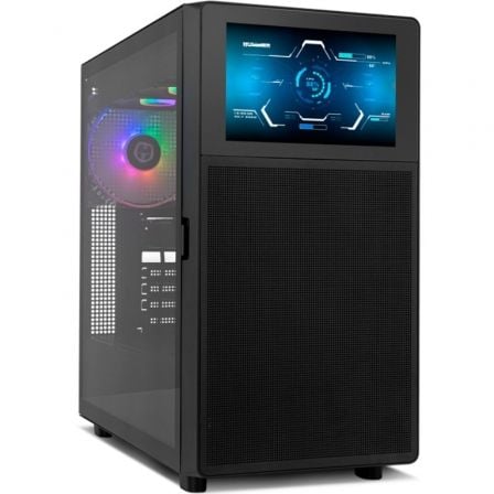 TORRE ATX NOX HUMMER BIOS LCD 8  BLACK